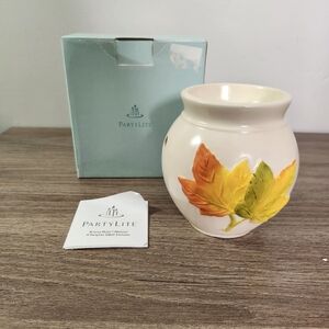PartyLite Harvest Aroma Melts Warmer Leaves Leaf Fall Autumn Decoration P7921